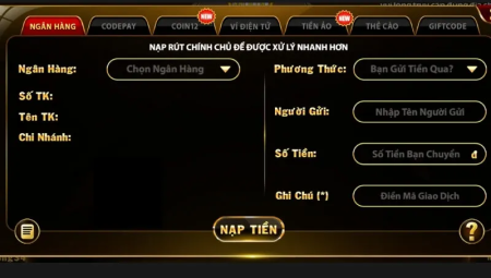 Hướng dẫn nạp tiền Bumvip an toàn, bảo mật và nhanh chóng 29 nap tien Bumvip